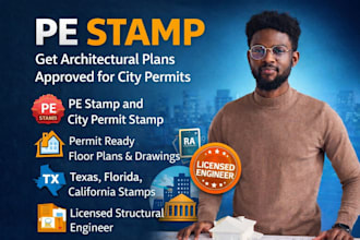 pe stamp for architectural plan city permit architectural stamp permit drawing