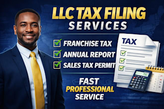 file franchise tax, annual report and sales tax permit for your llc