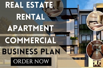 prepare a rental apartment commercial business plan with financial forecast