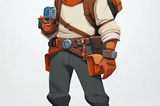 design 2d game character