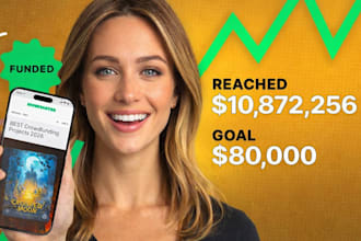 promote your kickstarter campaign to reach 900k targeted backers crowdfunding