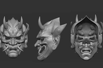 3d artist creating cosplay models, props and printable designs