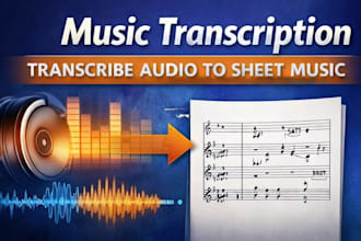transcribe songs from audio into accurate sheet music