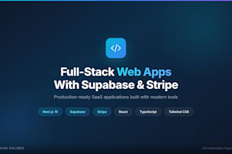 build a full stack web app with supabase and stripe