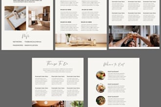 design a stylish and personalized airbnb welcome guide