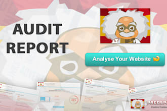 audit report website SEO analysis