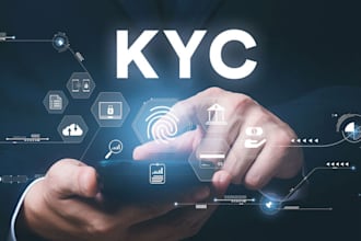 setup and provide know your customer kyc, aml for any platforms