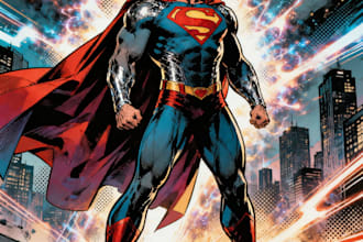 draw you as an amazing superhero