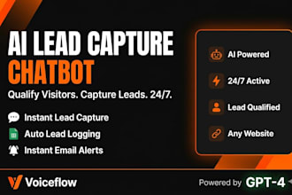 build a voiceflow ai lead capture chatbot for your business