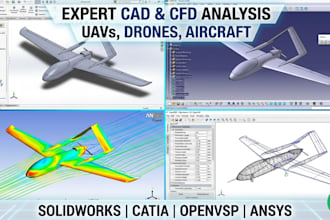aircraft, aircraft design cad modeling, cfd simulation in solidworks and catia