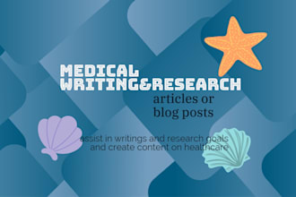 create a summary or blogpost on medical topics