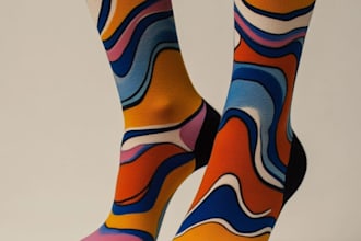 unique socks design and custom socks design