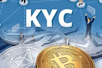 do kyc service, UK kyc ,USA kyc ,europe kyc for any website, apps, crypto wallet