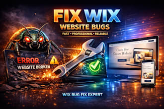 fix wix website issues and bugs fast