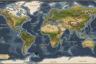 do fantasy world map illustration dnd campaign rpg book novel map cartographic