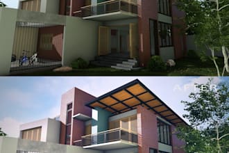 do interior and exterior photo editing