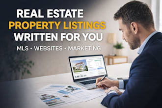 write your real estate property listing description