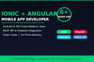 develop angular web application with rest API integration