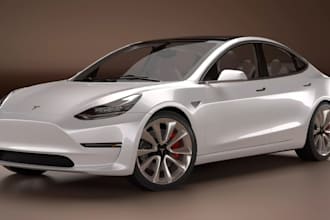render photorealistic 3d car exterior and interior, game, ads, product visualize