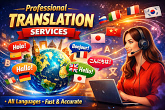 translate any language professionally
