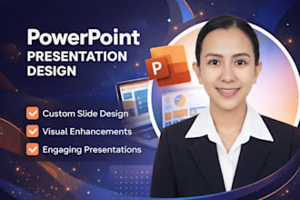 design powerpoint presentation for school or business