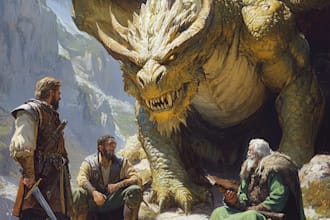 draw your dnd party art or dnd character art no ai