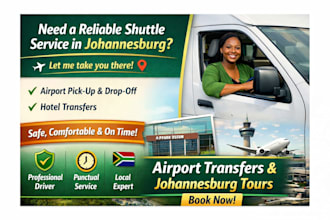 be your private driver in johanesburg for city trips