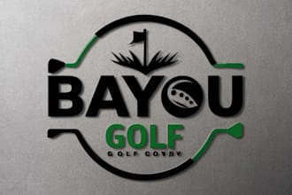 design a unique and professional golf logo