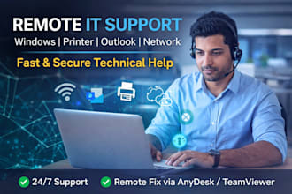 provide remote IT support for windows