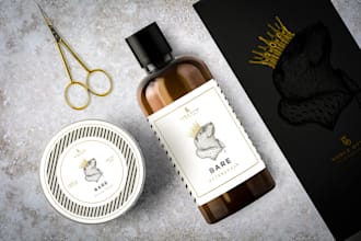 do brand product label design and product packaging design