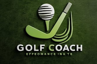 design a creative and professional golf logo