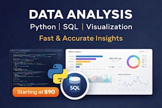 do data analysis using python and sql