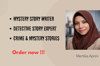 write a custom detective or mystery story