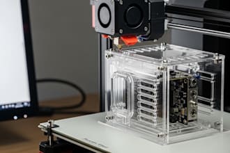 do pcb design and schematic circuit, pcb enclosure, pcb casing for 3d printing