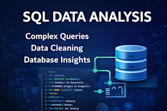 do sql data analysis, queries, and database insights