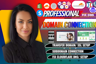 connect domain from godaddy, squarspace to shopify, redirect domain, fix email