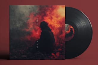 create album cover design, album cover art, music cover art
