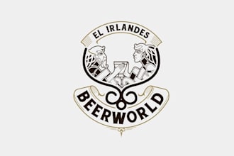 create a traditional logo for a craft beer importer