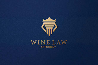 do logo for legal, lawyer, attorney and law firm with copyrights