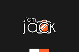 design a modern watermark signature photography logo