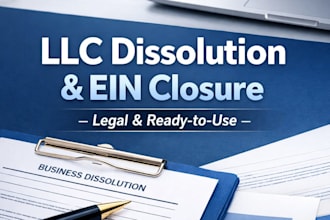 dissolve, terminate your llc and close ein, wyoming delawar