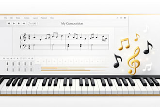 write professional sheet music using sibelius or finale notation