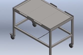design sheet metal parts, weldment frames and flat patterns