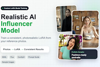 create a realistic personal lora model for consistent ai images