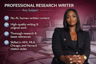 guide, research and write on any topic