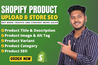 upload and optimize shopify products with on page SEO to rank on google