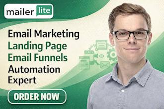 build converting mailerlite landing pages automation workflow and email funnels