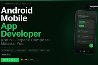 develop a professional android app