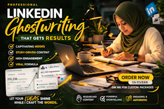 be your linkedin ghostwriter and grow your personal brand