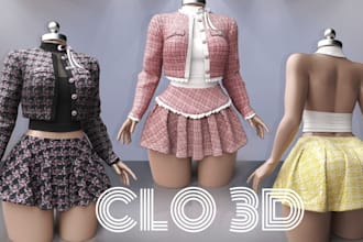 do second life 3d garment 3d model rigging 3d clothing 3d design fashion design